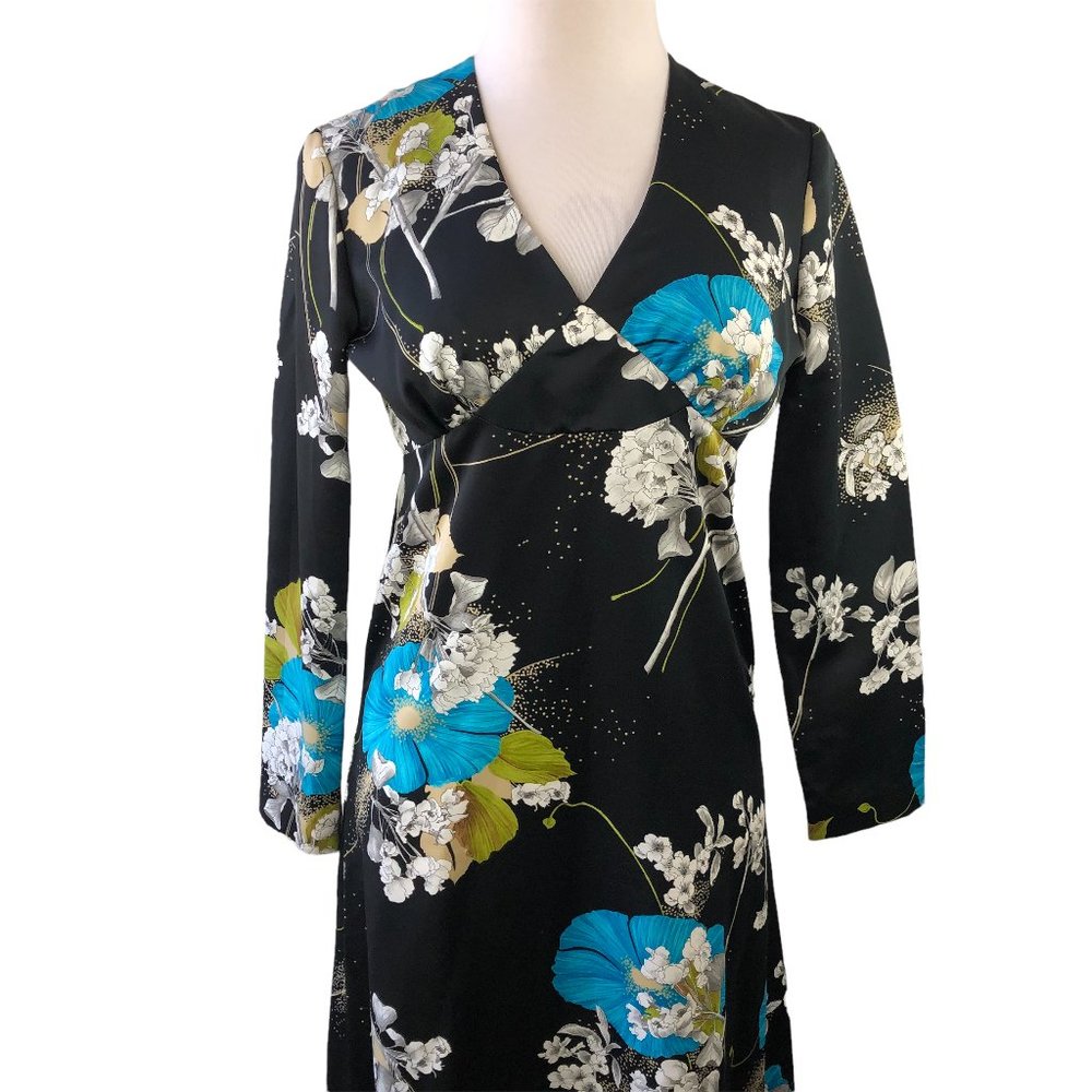 Vintage Tori Richard Honolulu Floral Maxi Dress H11457 - Picture 5 of 15